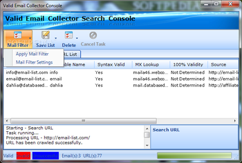 Valid Email Collector Advance screenshot 3