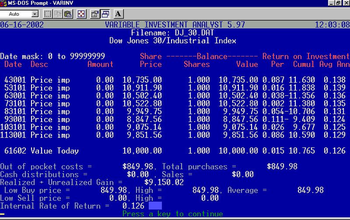 Variable Investment Analyst screenshot 2