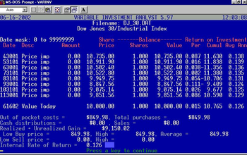 Variable Investment Analyst screenshot 2