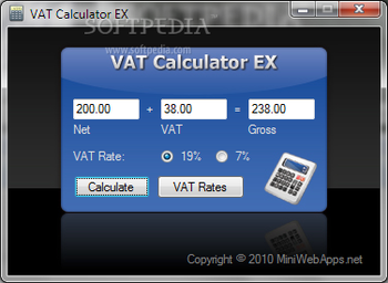 VAT Calculator EX screenshot