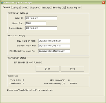 VaxTele SIP Server SDK screenshot 2