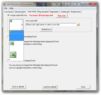 VaySoft Excel to EXE Converter screenshot 3