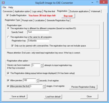 VaySoft Image to EXE Converter screenshot 5