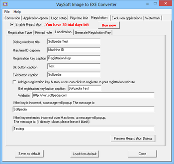 VaySoft Image to EXE Converter screenshot 7