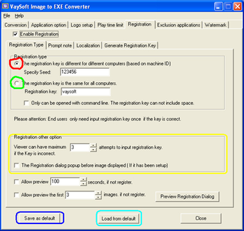 VaySoft Image to EXE Converter screenshot