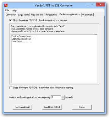 VaySoft PDF to EXE Converter screenshot 4