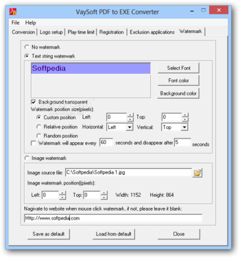 VaySoft PDF to EXE Converter screenshot 5