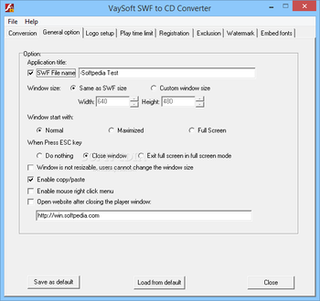 VaySoft SWF to CD Converter screenshot 2