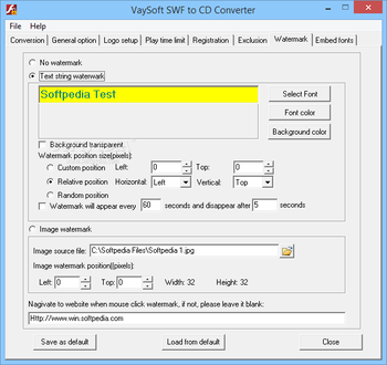 VaySoft SWF to CD Converter screenshot 7