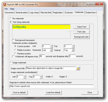 VaySoft SWF to EXE Converter Pro screenshot 6