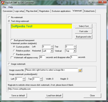 VaySoft SWF to EXE Converter screenshot 9