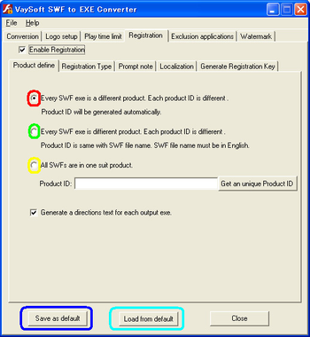 VaySoft SWF to EXE Converter screenshot 2