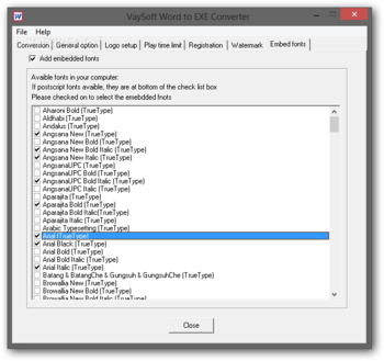 VaySoft Word to EXE Converter screenshot 9