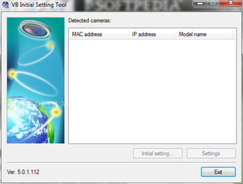 VB-C500VD/VB-C500D/VB-C60 Software screenshot