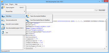 VB Decompiler Lite screenshot 2