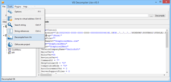 VB Decompiler Lite screenshot 3