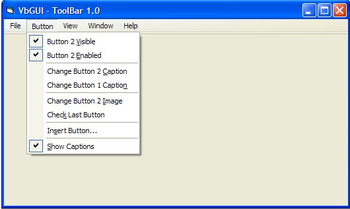 VB Menu ActiveX (OCX) screenshot