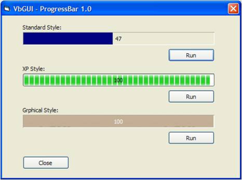 VB Progress-Bar ActiveX (OCX) screenshot 2