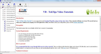 VB - TekTips Video Tutorials screenshot