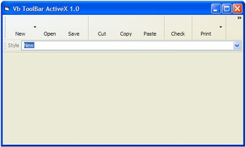 VB ToolBar ActiveX (OCX) screenshot