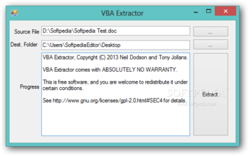 VBA Extractor screenshot