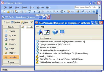 VBA Password Bypasser (TSVPB) screenshot 2
