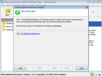 VBA Password Recovery screenshot 2