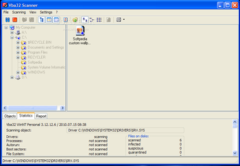 VBA32 Antivirus screenshot 2