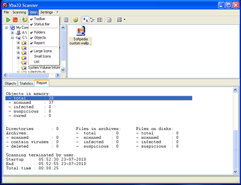 VBA32 Antivirus screenshot 4