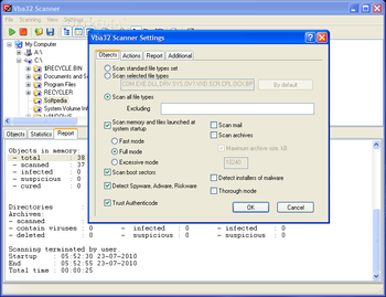 VBA32 Antivirus screenshot 6