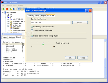 VBA32 Antivirus screenshot 9