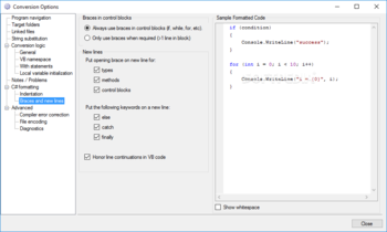 VB.Net to C# Converter screenshot 13