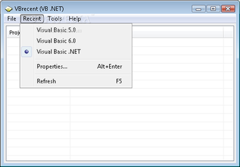 VBrecent screenshot