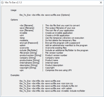 Vbs To Exe screenshot 2