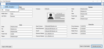 vCard Generator screenshot 3