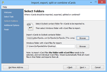 vCard ImportExport screenshot 2