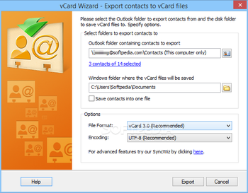 vCard Wizard screenshot 3