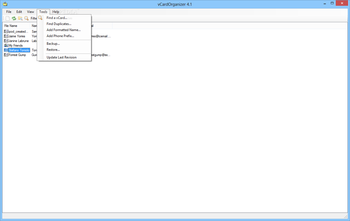 vCardOrganizer screenshot 4