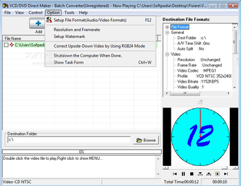 VCD / DVD Direct Maker screenshot 2