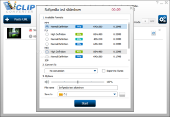 vClipConverter screenshot 2