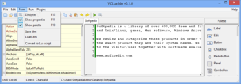 VCLua Ide screenshot 2
