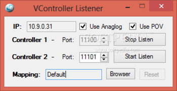 VController Listener screenshot