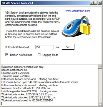 VDI Screen Lock screenshot