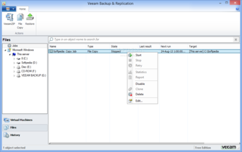 Veeam Backup Free Edition screenshot 2