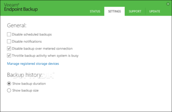 Veeam Endpoint Backup screenshot 13