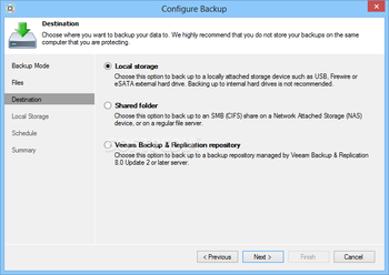 Veeam Endpoint Backup screenshot 7