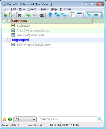 Veedid GTD Todo List screenshot 2