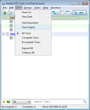Veedid GTD Todo List screenshot 4