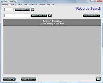 Vehicile Maint. Log screenshot