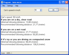 VEHICLE FOLLOWING DISTANCES CALCULATOR screenshot 3